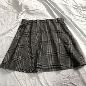 Plaid skater skirt